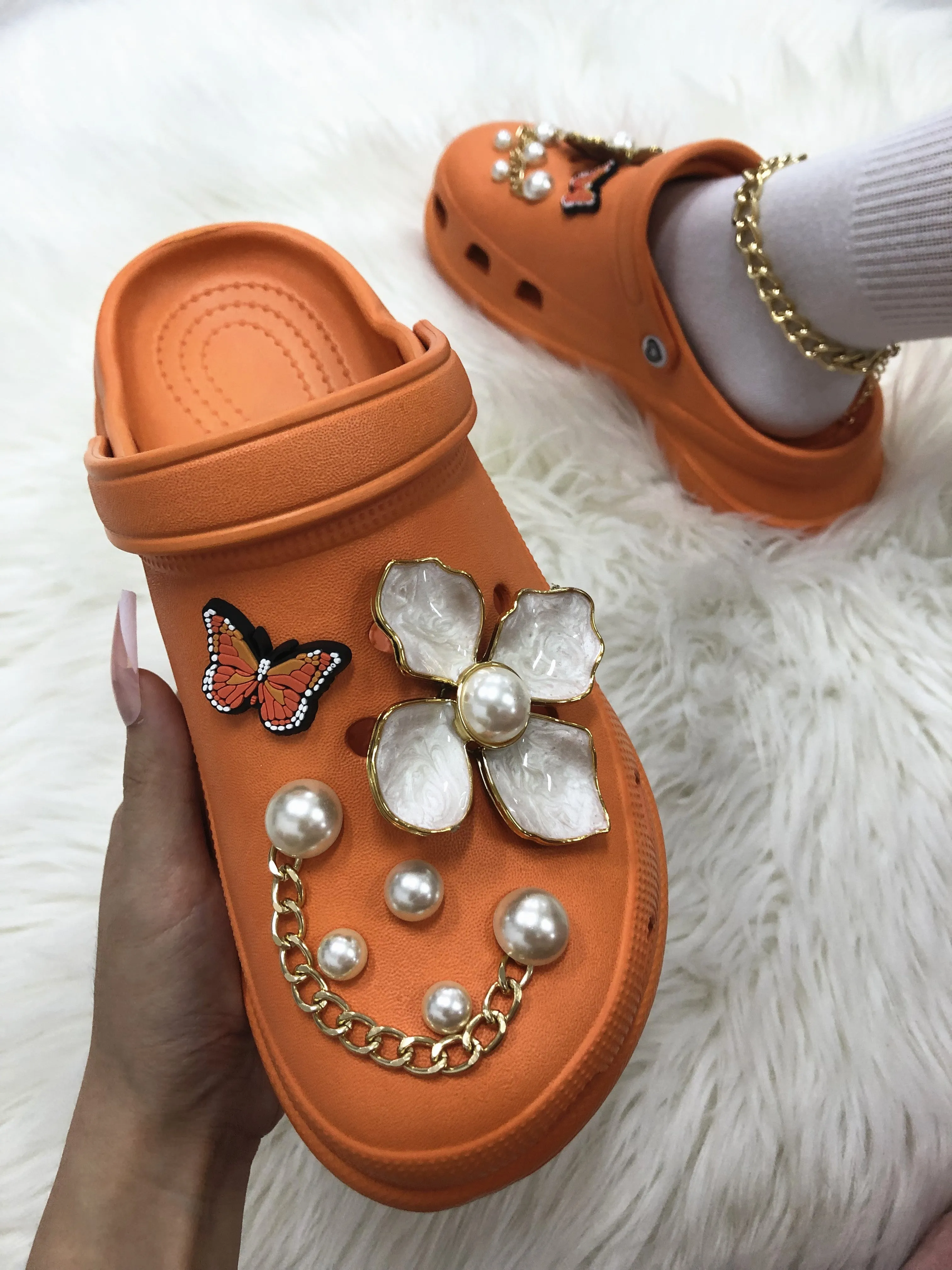 Fashion hole shoes fairy garden shoes