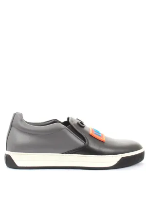 Fendi Love Slip On Leather Sneakers