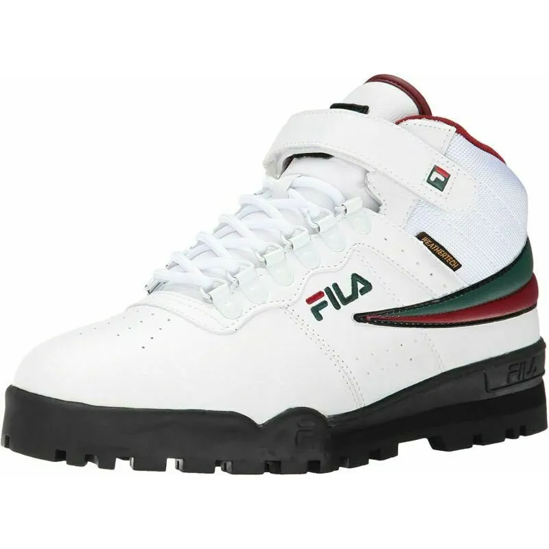 Fila Men's F-13 Shoes - White / Sycamore / Red