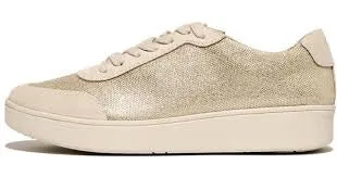 Fit Flop Rally Glitz Canvas Sneaker HS2-675 Platino Gold