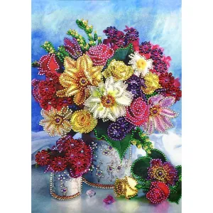 Flower DIY Special Shaped Diamond Painting