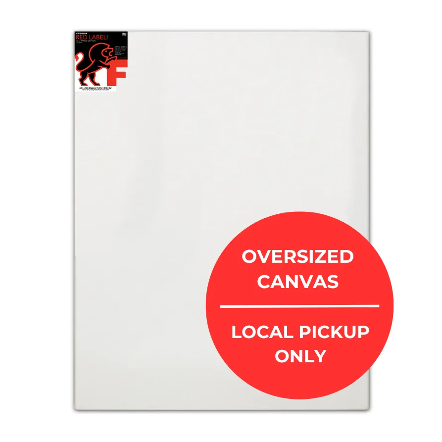 Fredrix Artist Red Label Stretched Canvas (Gallerywrap)