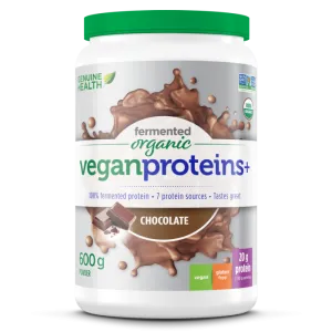 Genuine Health Organic Fermented Vegan Proteins  - Chocolate (900g)