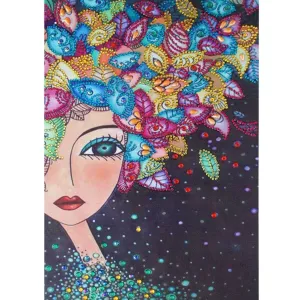 Girl 5D DIY Special Shaped Diamond Painting