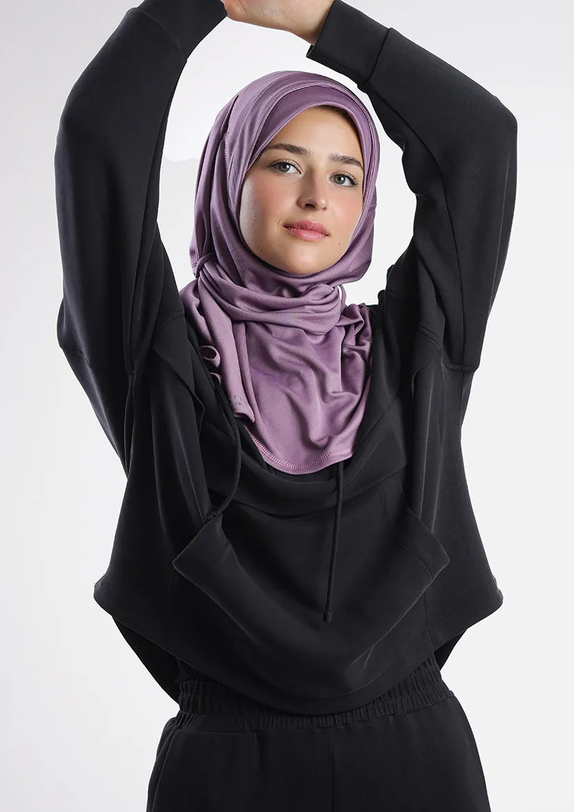 Gym Sports Hijab Dual Color - Non Reversible