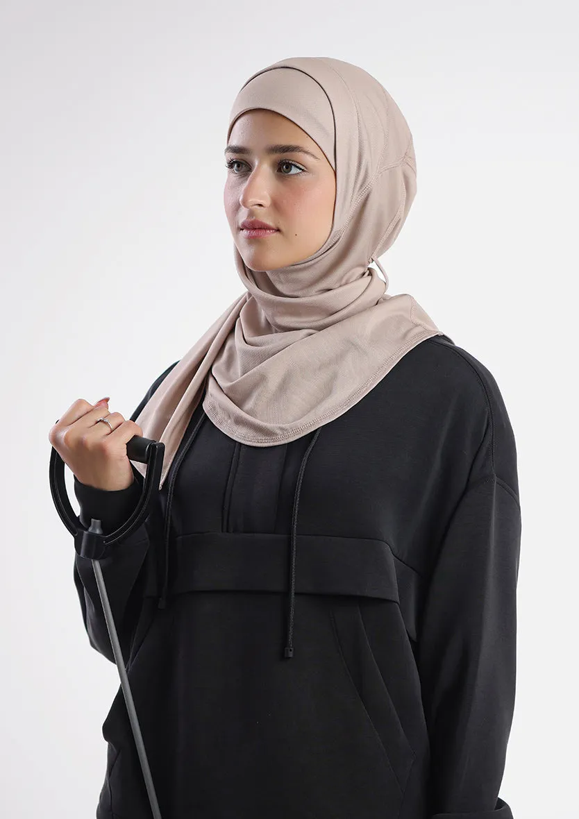 Gym Sports Hijab Dual Color - Non Reversible