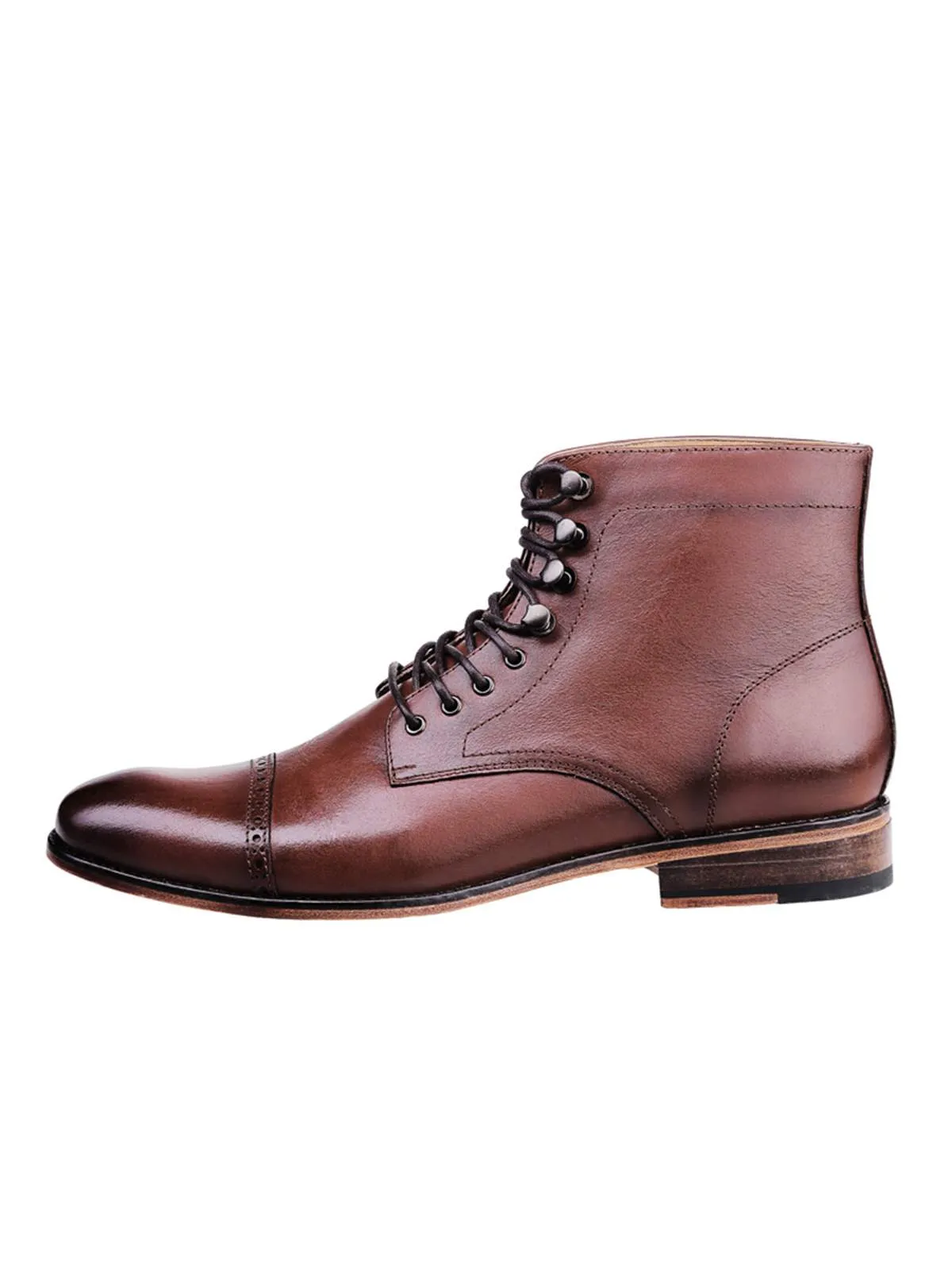 Heimdall Loki Cap Toe Brogue Brown