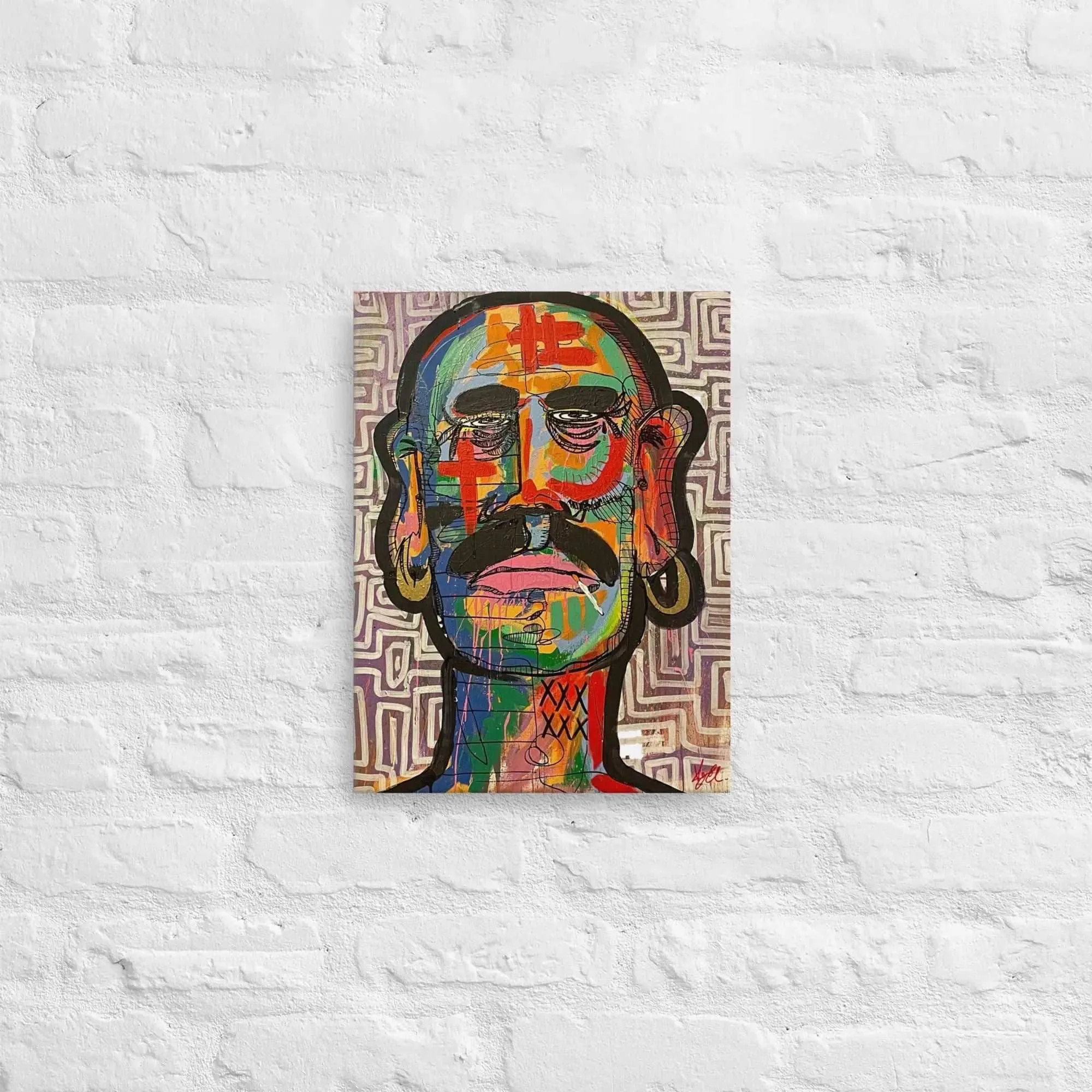 Hispanic Canvas Art Print - Te Veo Design | Elizondo Culture