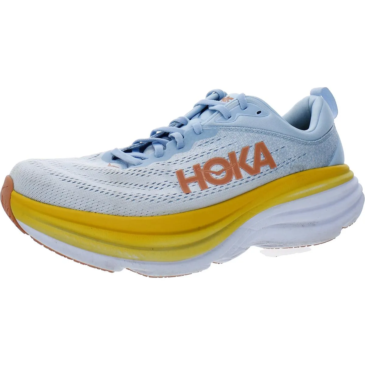 Hoka One One Womens Bondi 8 Fitness Workout Running Shoes