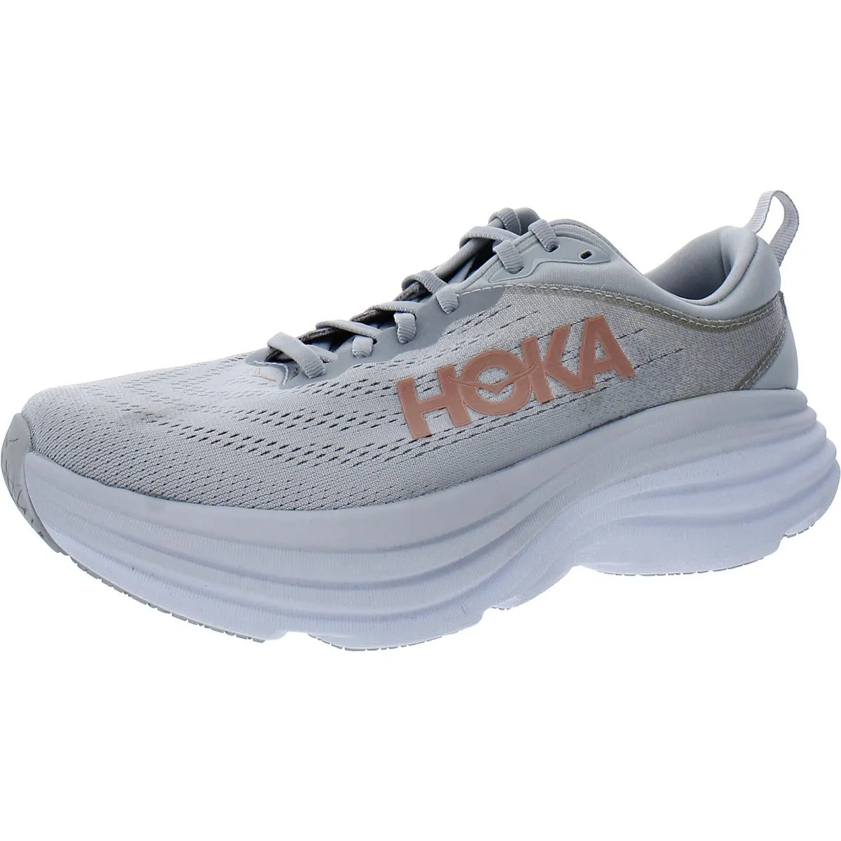 Hoka One One Womens Bondi 8 Fitness Workout Running Shoes