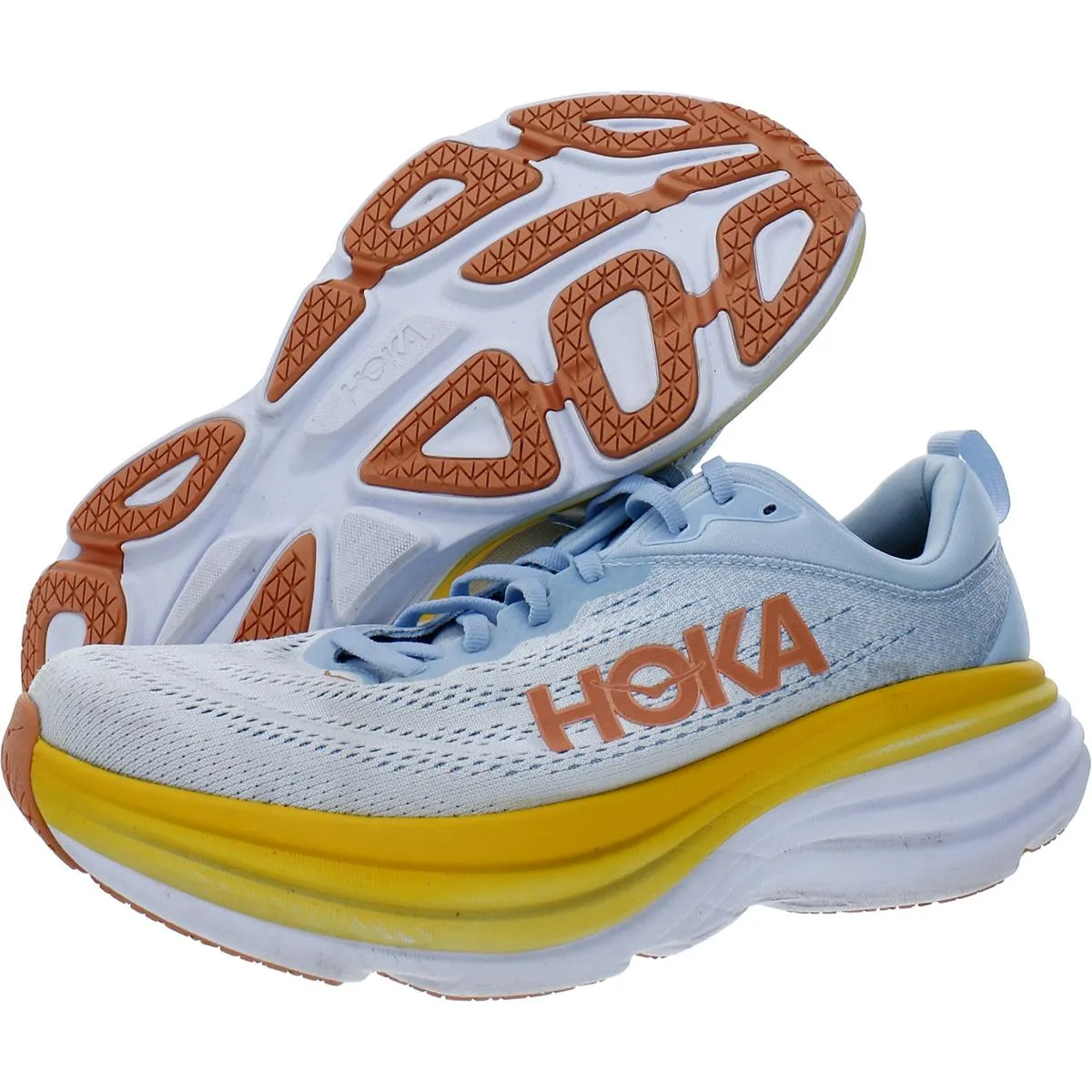 Hoka One One Womens Bondi 8 Fitness Workout Running Shoes