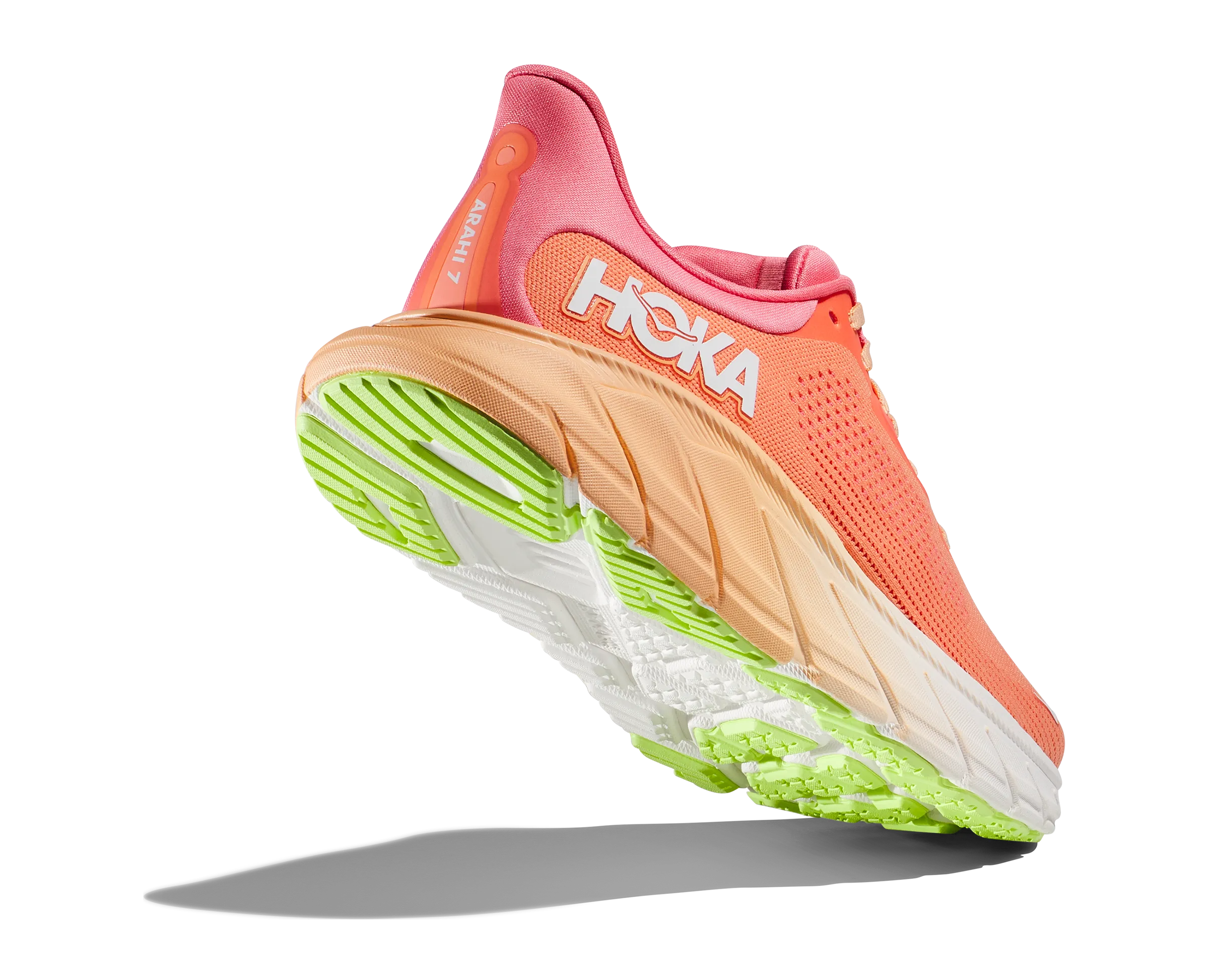 Hoka Womens Trainer Arahi 7 Papaya/Coral