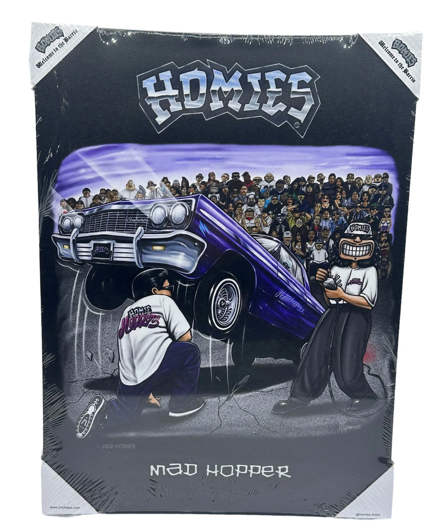 HOMIES - MAD HOPPER - Small Canvas Art - 12" X 16"