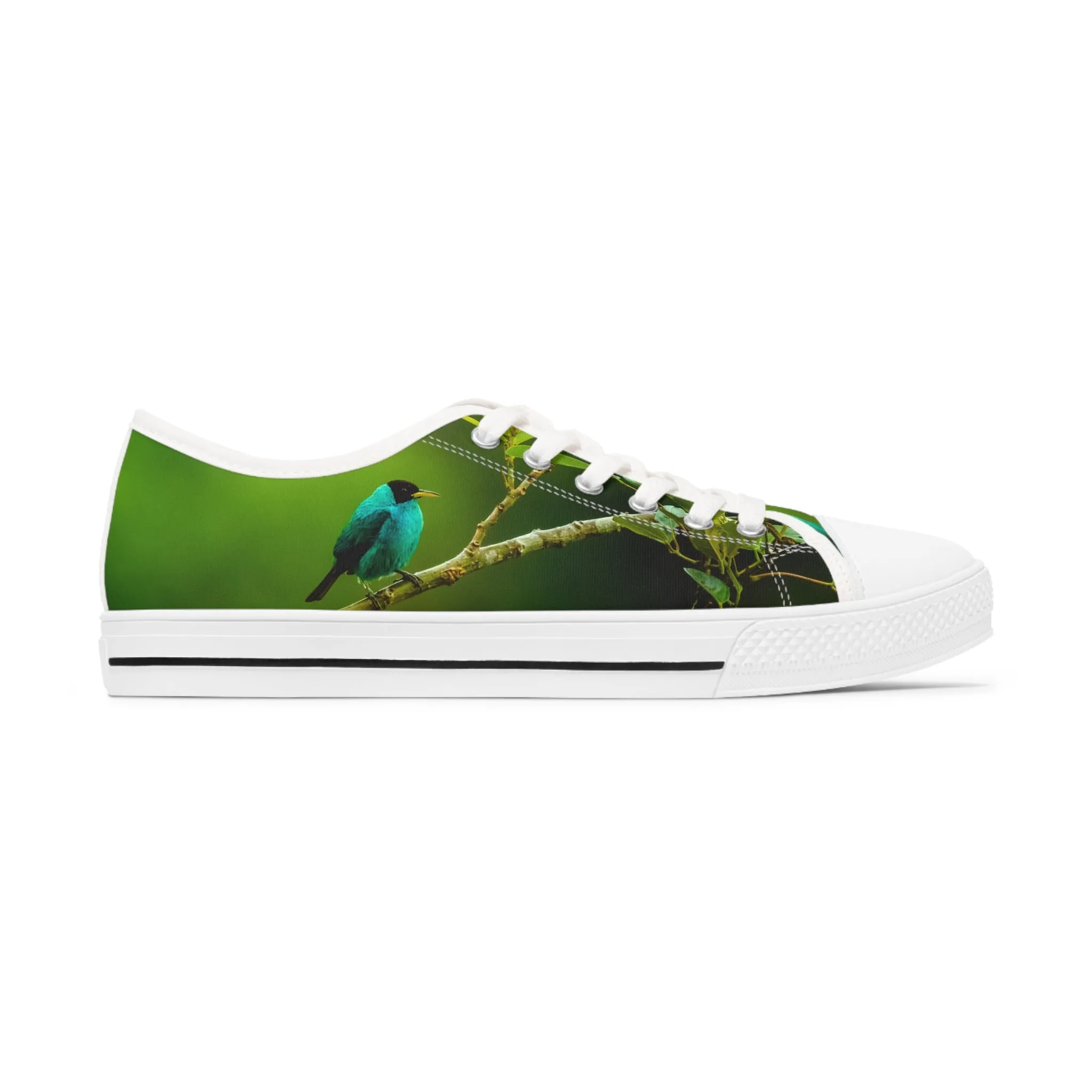 Honeycreeper Bird Women's Low Top Sneakers