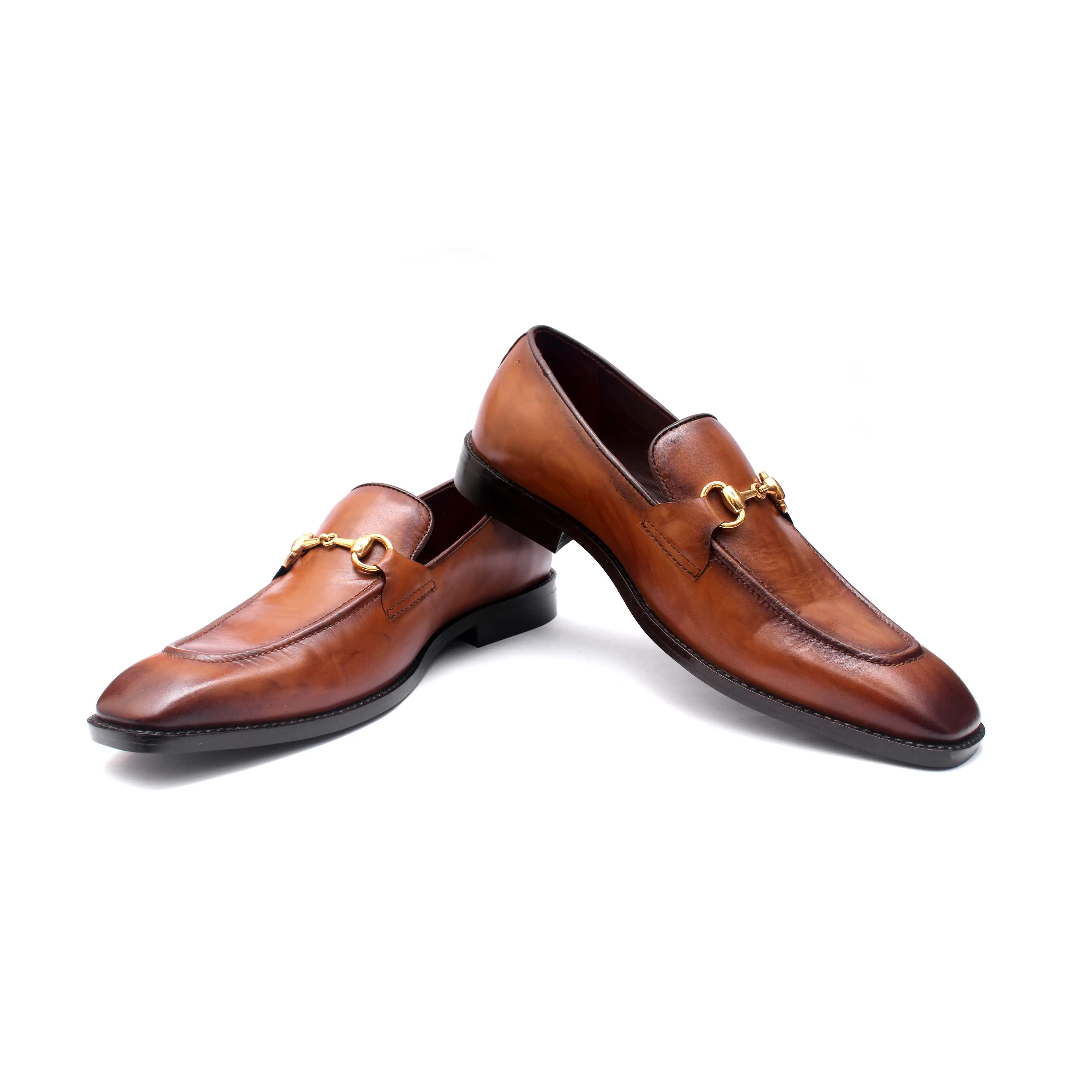 Horsebit Loafers Hand Patina