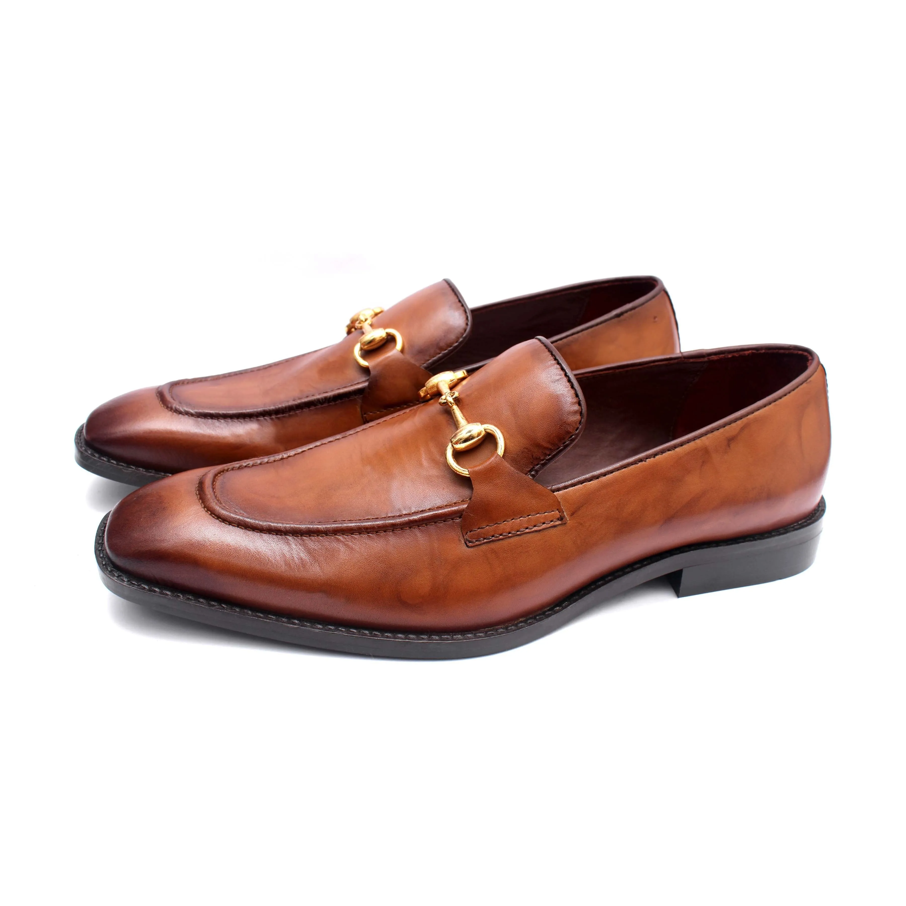 Horsebit Loafers Hand Patina