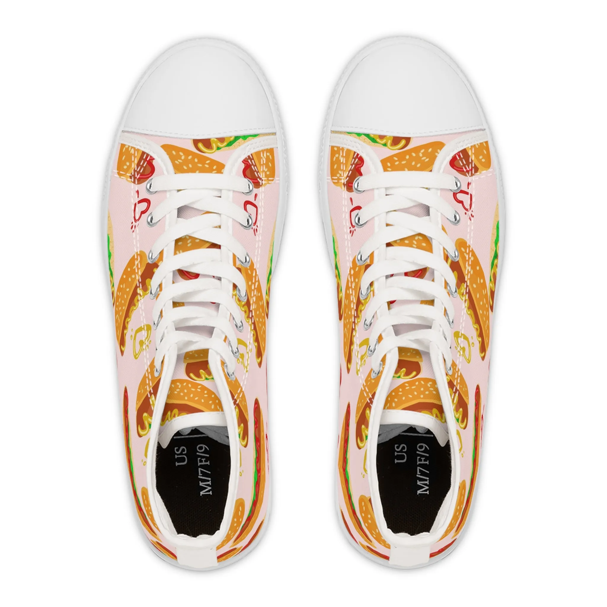 Hot Dogs Women's High Top Sneakers