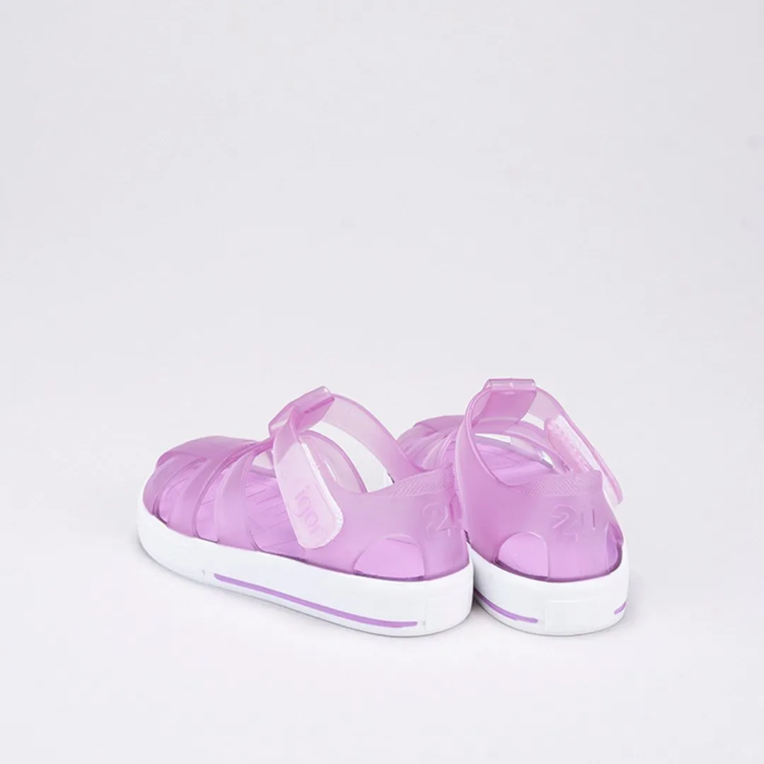 Igor: Star Jelly Kids Sandals - Lila