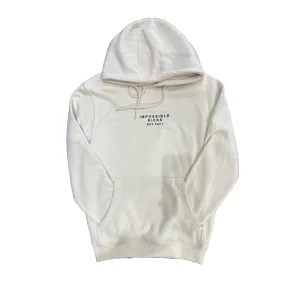 Impossible Kicks  Embossed HD Hoodies, Sandshell