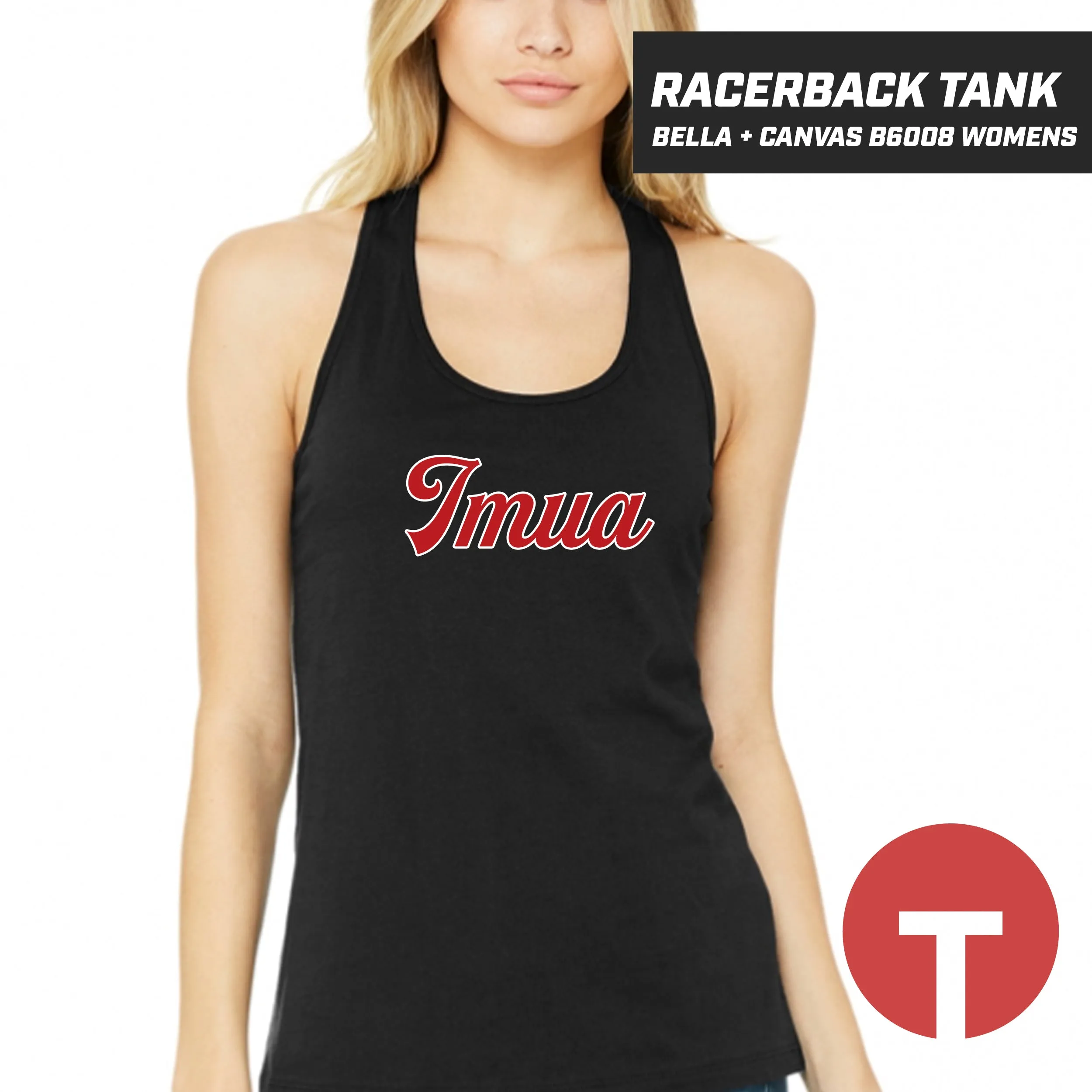 IMUA - Bella   Canvas B6008 Women's Jersey Racerback Tank