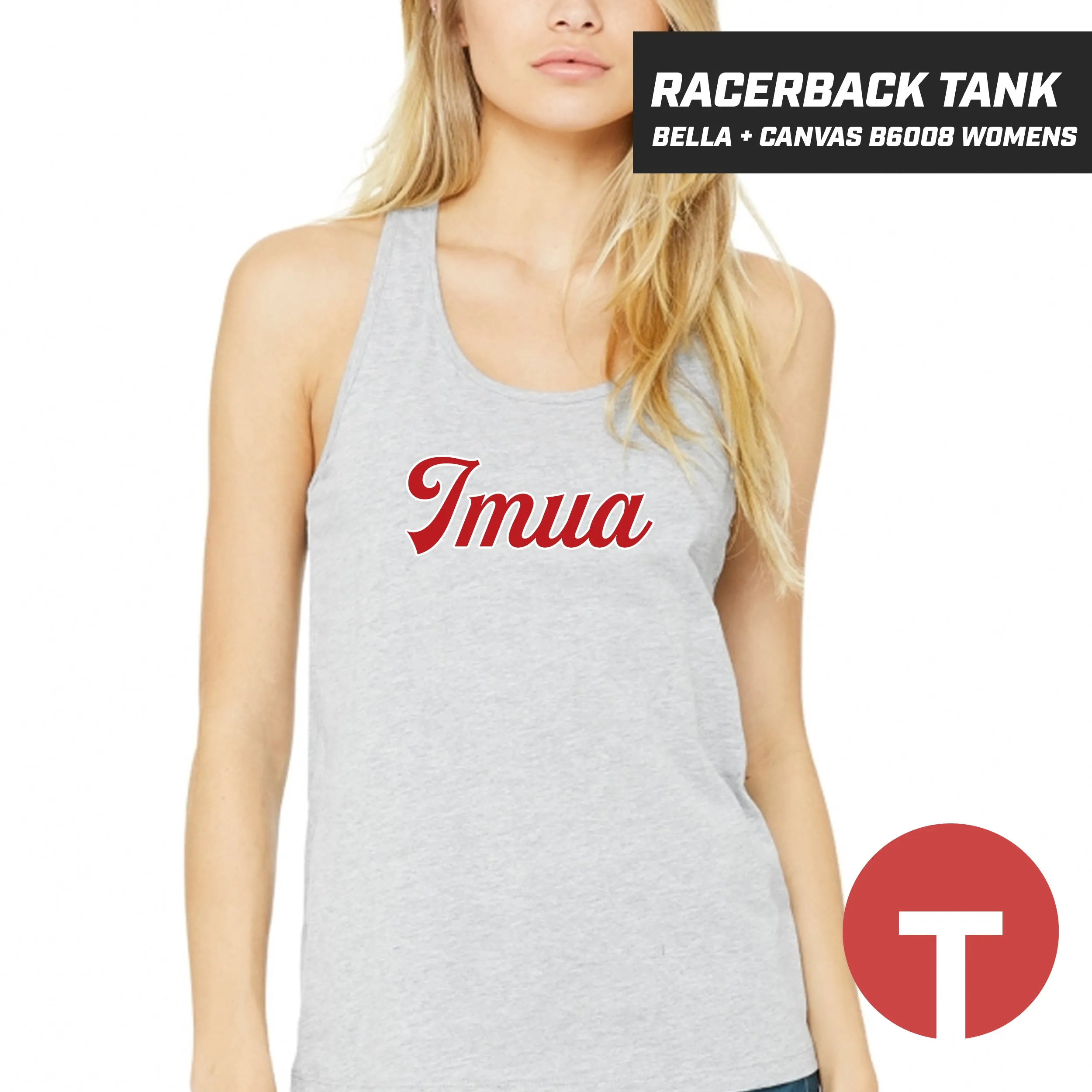 IMUA - Bella   Canvas B6008 Women's Jersey Racerback Tank