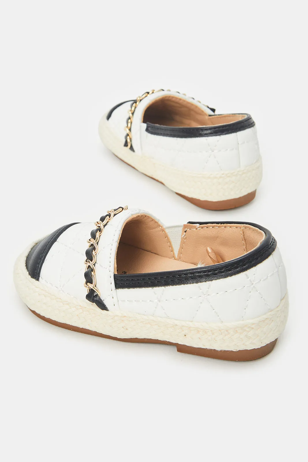 Infant Girls White Espadrilles