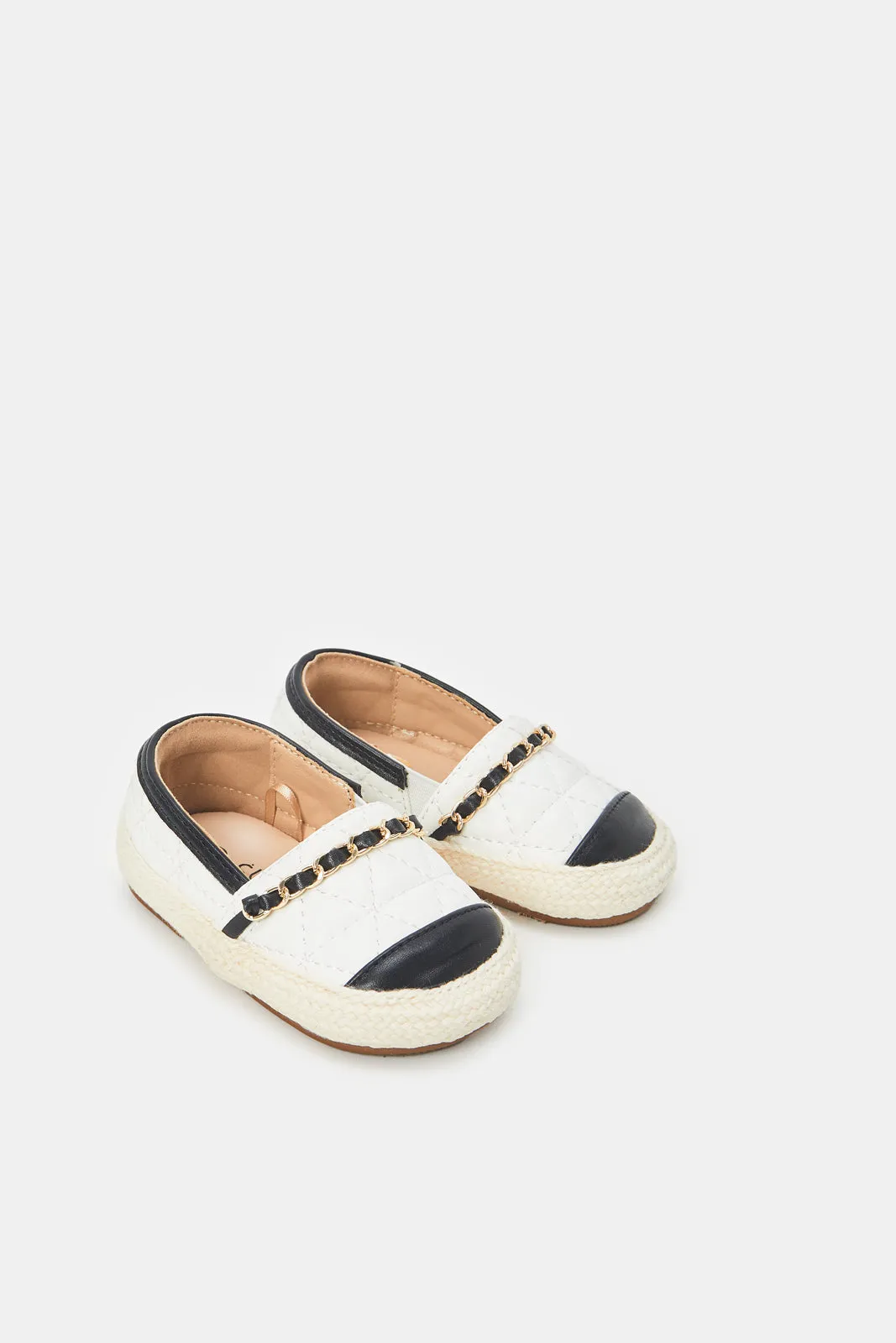 Infant Girls White Espadrilles