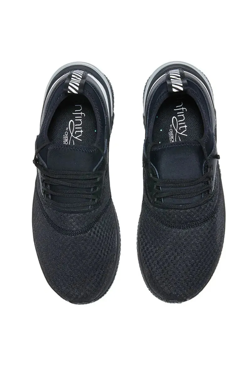 Infinity Women's Dart Premium Athletic Shoes | Black Reflective