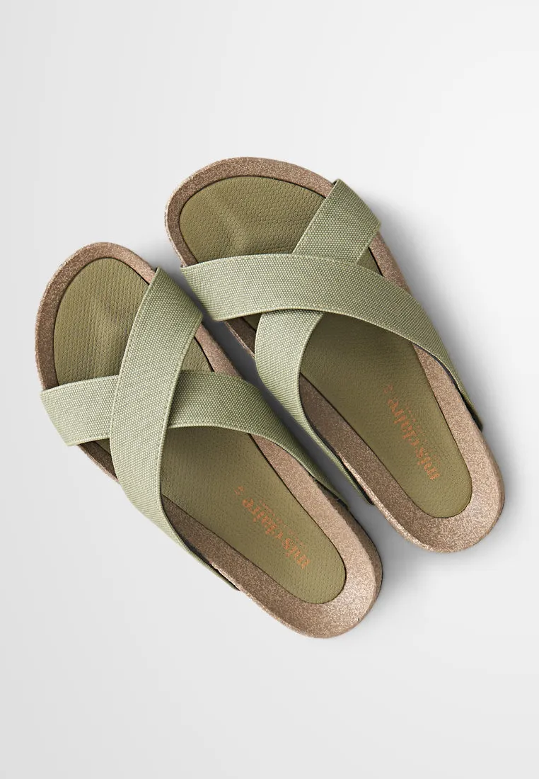 Jane Cross Strap Cushion Lightweight Sandals