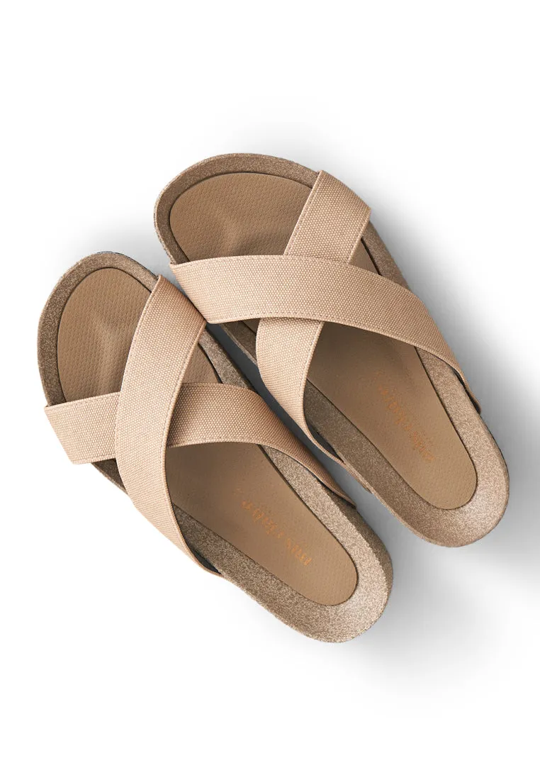 Jane Cross Strap Cushion Lightweight Sandals