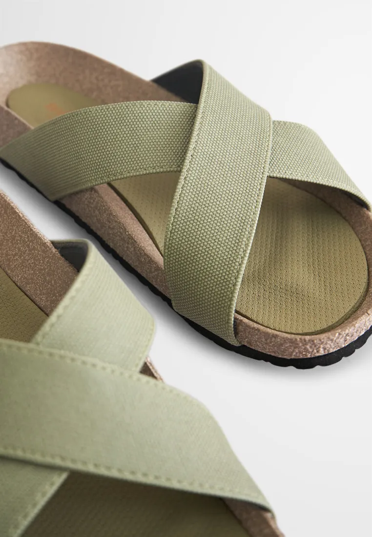 Jane Cross Strap Cushion Lightweight Sandals