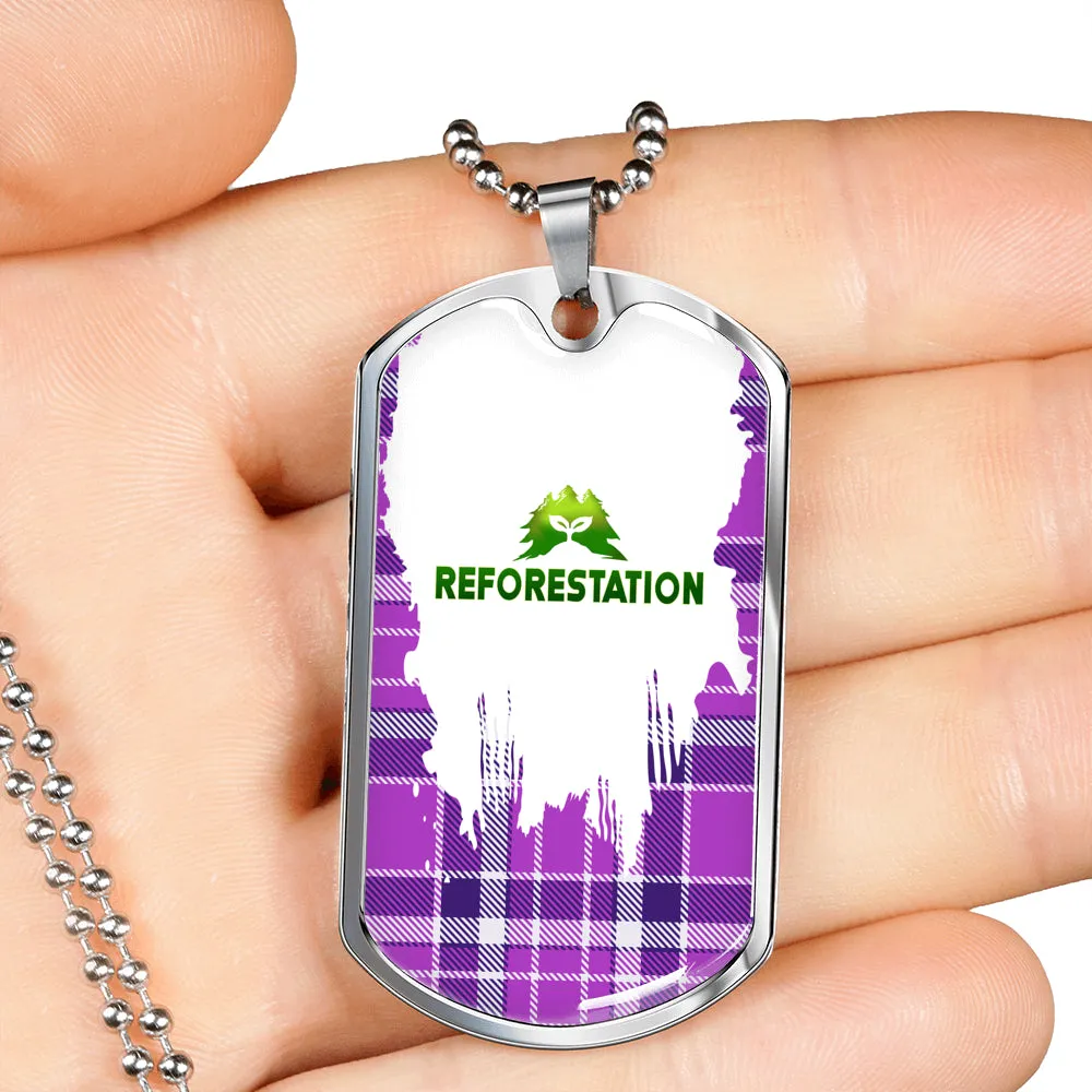 Julia REFORESTATION Dog Tag V2 (Engraving Available)