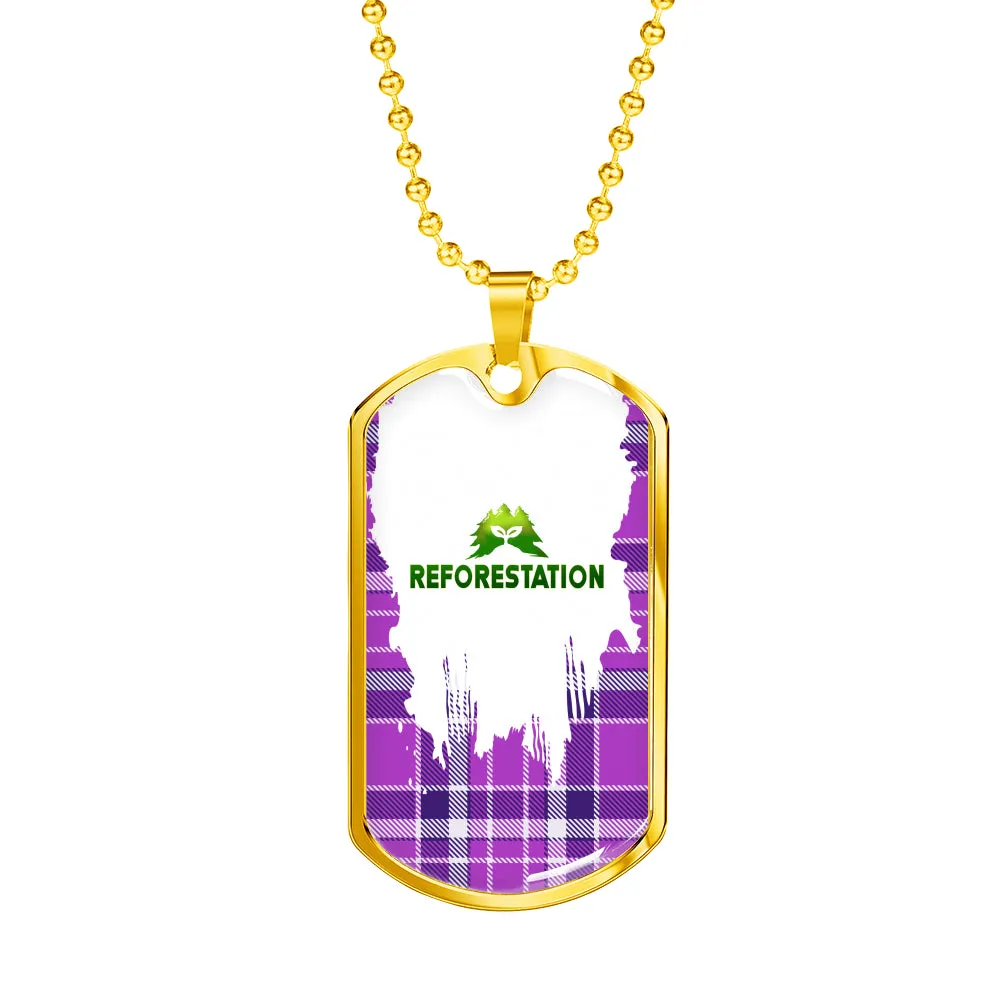 Julia REFORESTATION Dog Tag V2 (Engraving Available)