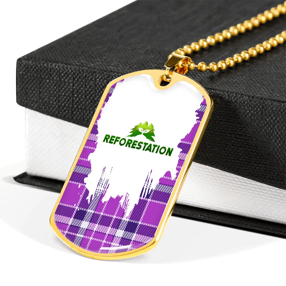 Julia REFORESTATION Dog Tag V2 (Engraving Available)