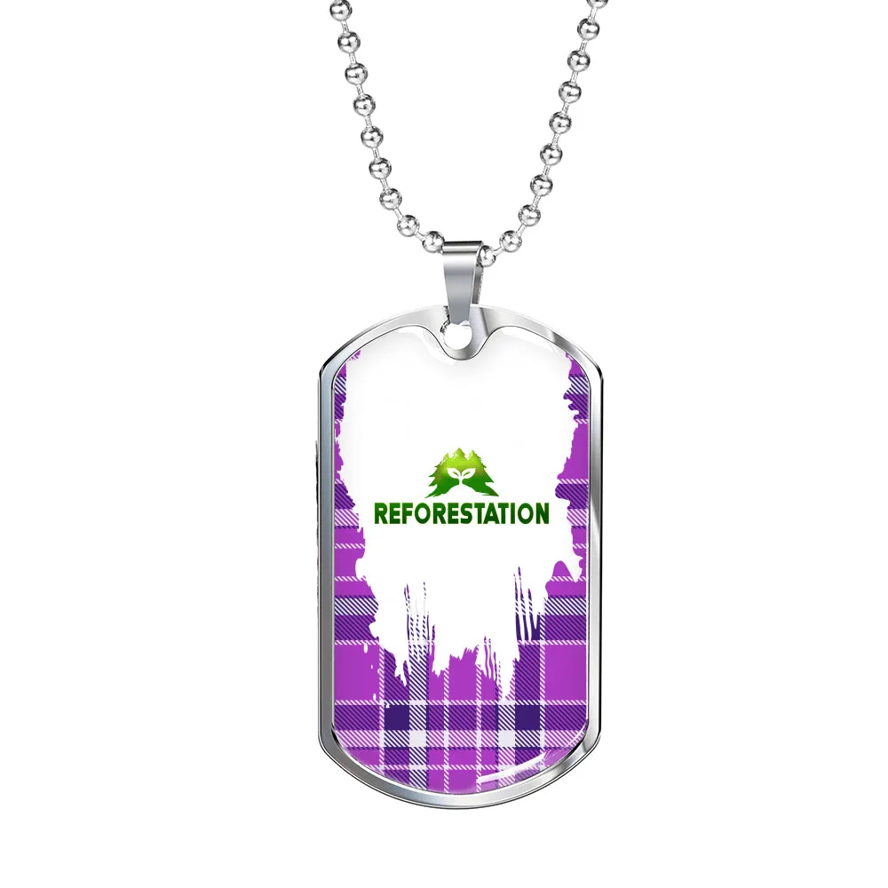 Julia REFORESTATION Dog Tag V2 (Engraving Available)