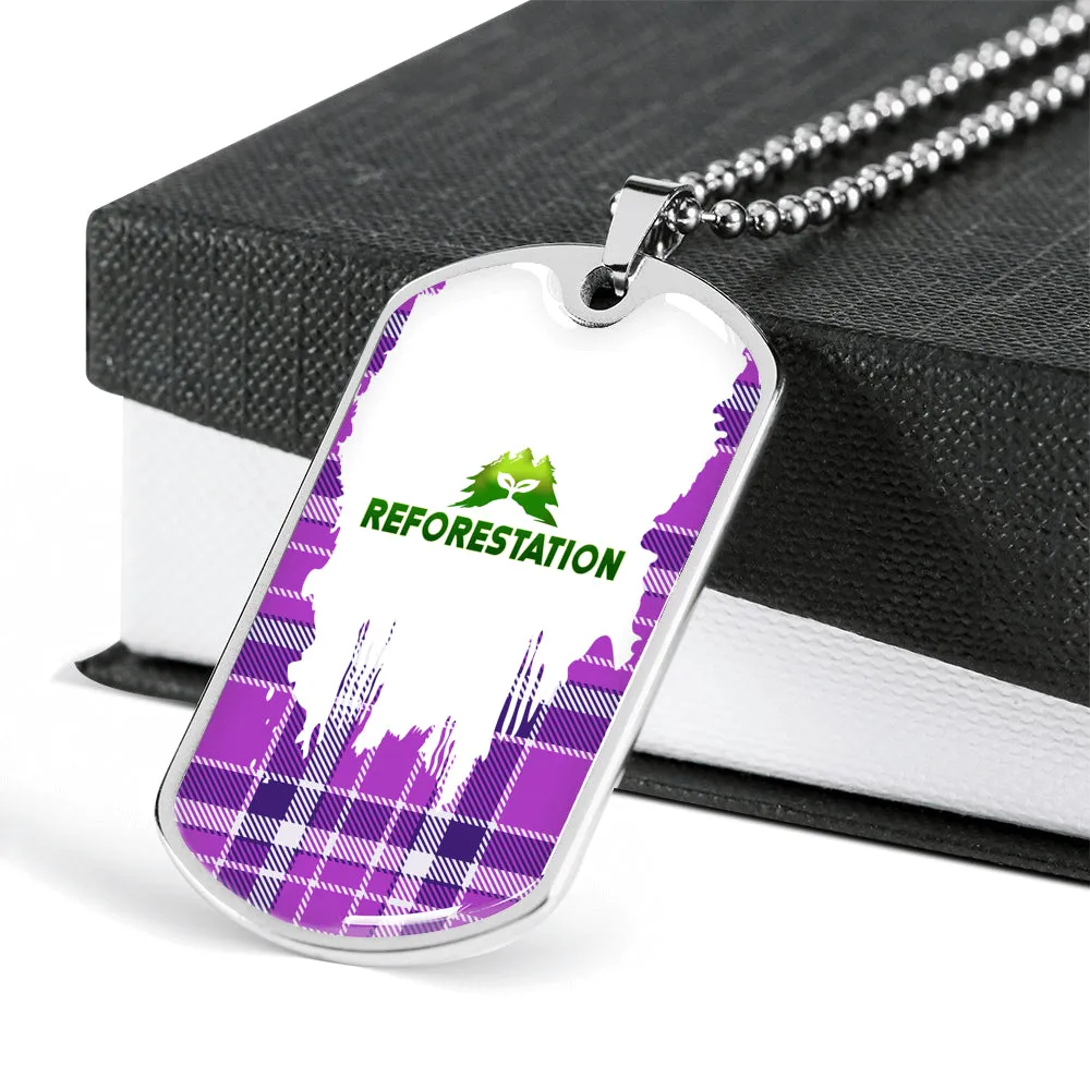 Julia REFORESTATION Dog Tag V2 (Engraving Available)