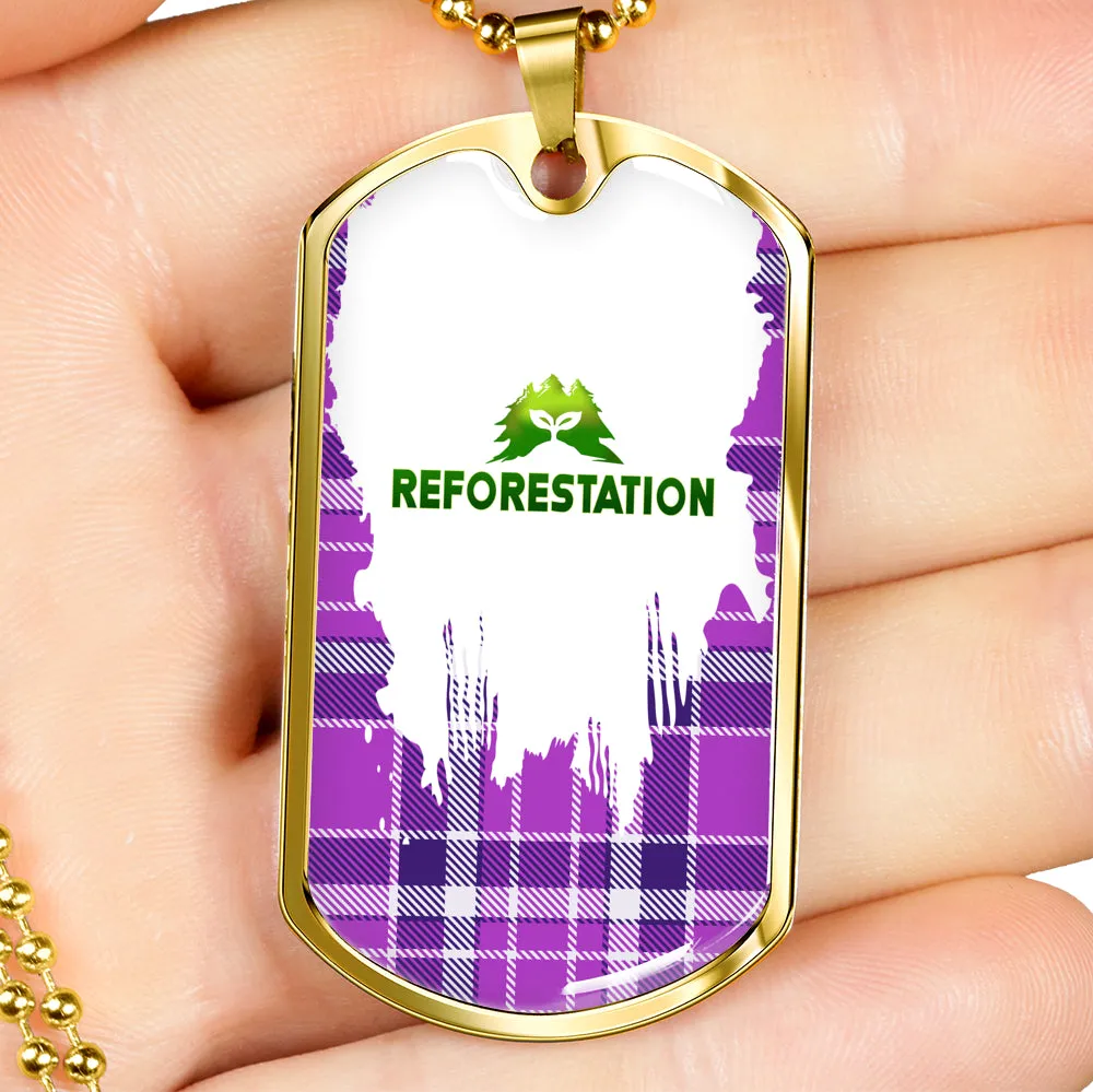 Julia REFORESTATION Dog Tag V2 (Engraving Available)