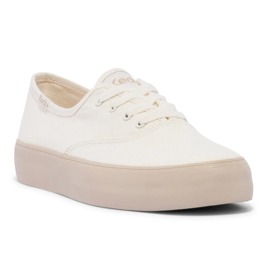 Keds Womens' Champion GN Canvas Sneaker Natural (WF68206)