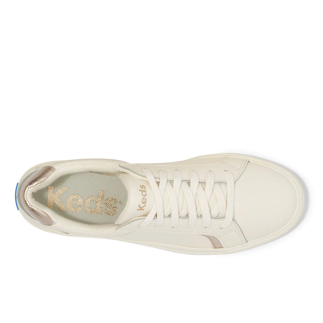 Keds Womens' Pursuit Leather Sneaker Off White (WH68021)