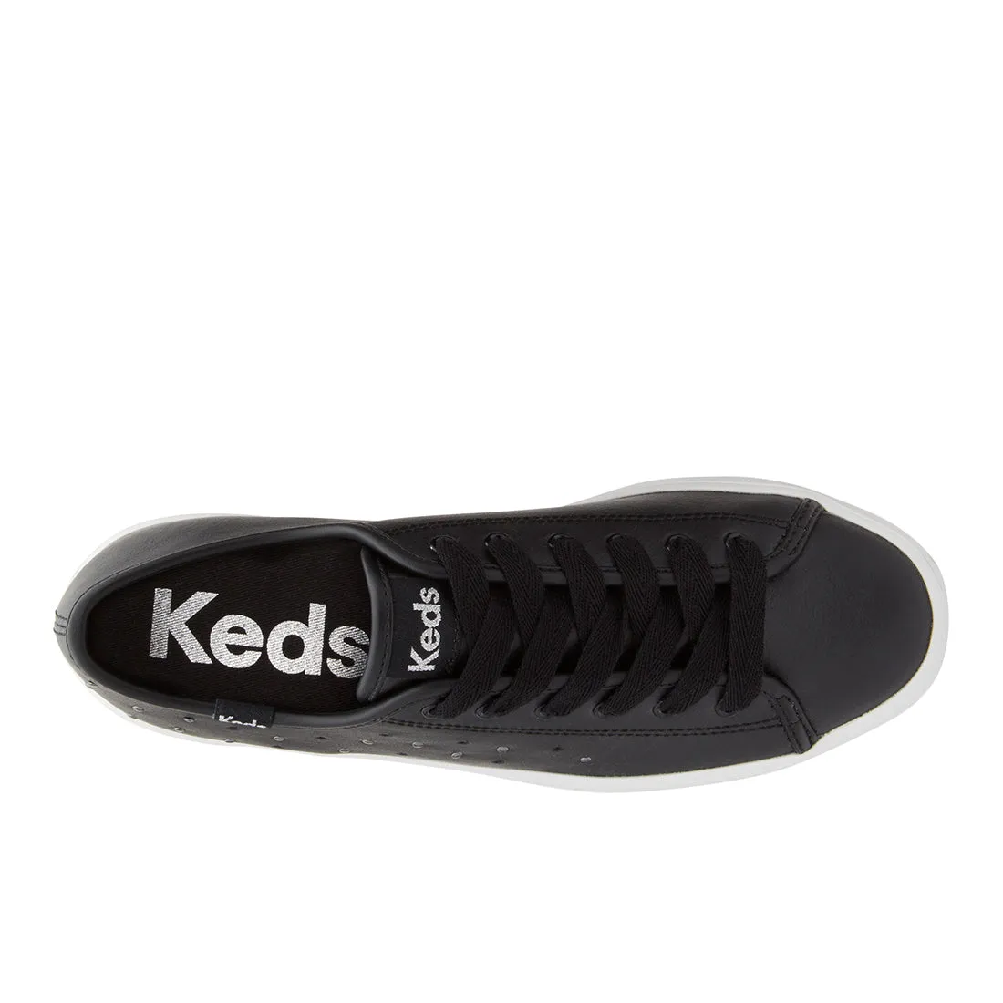 Keds Womens' Triple Up Leather Light Up Black (WH68042)