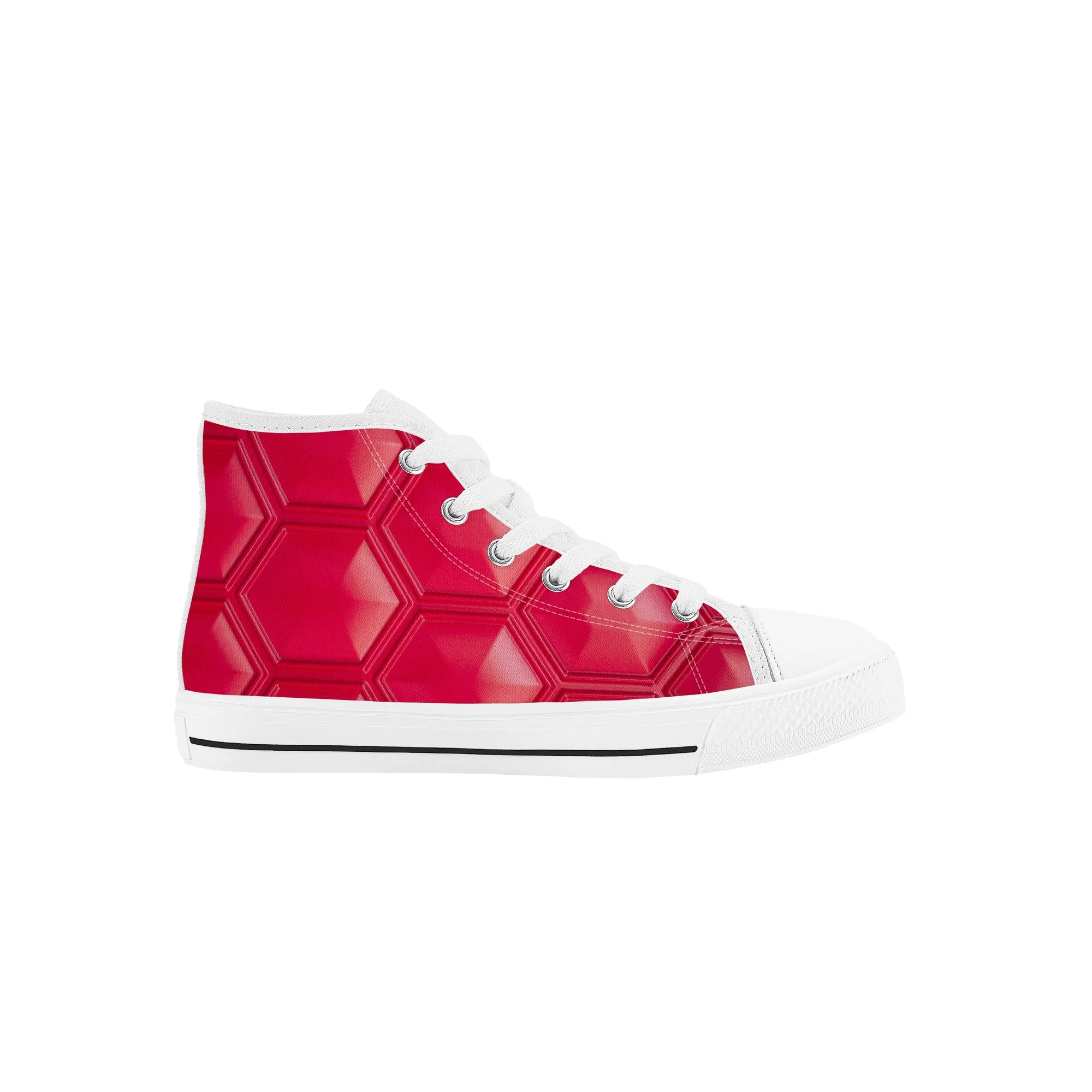 Kids High Top Sneakers - Pink