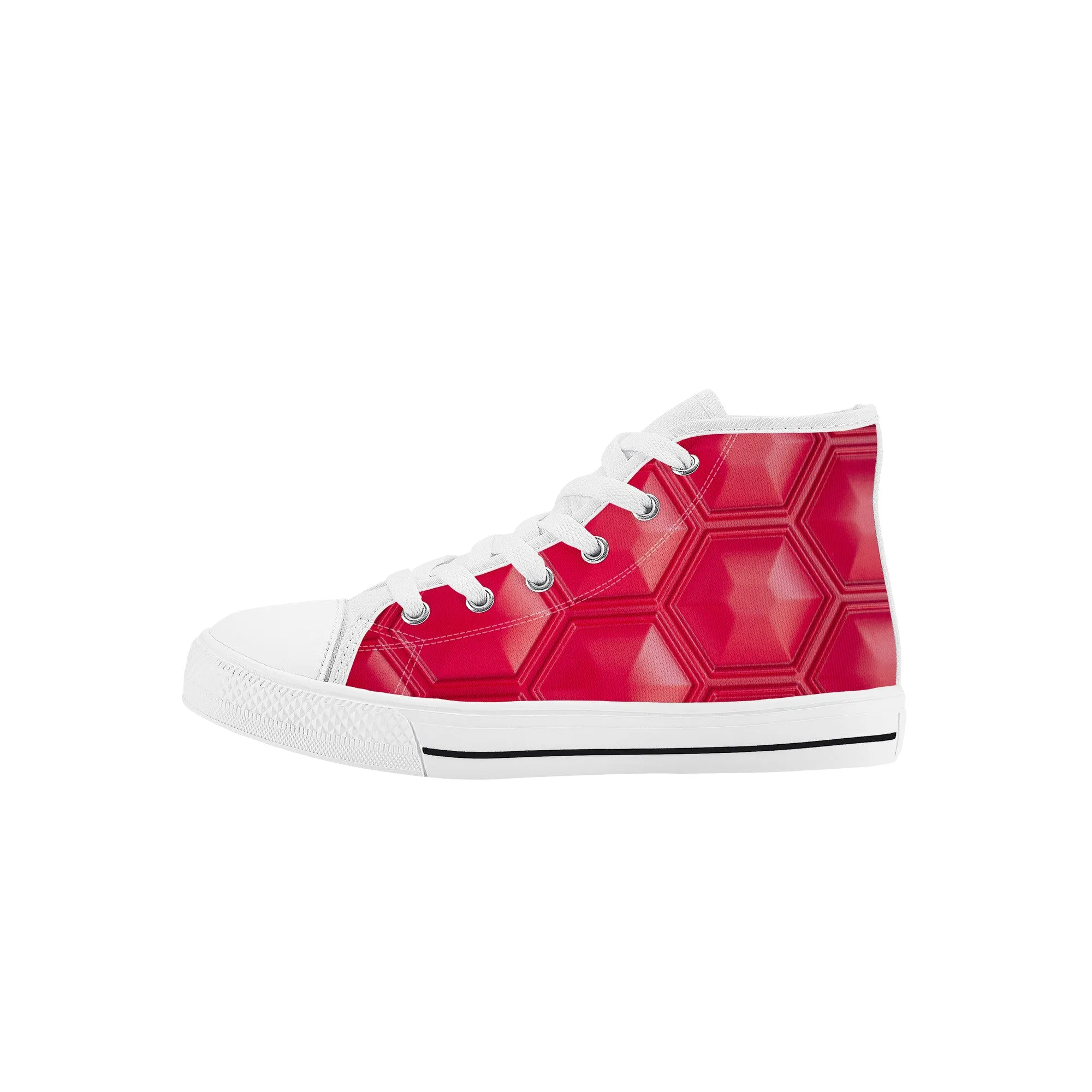 Kids High Top Sneakers - Pink