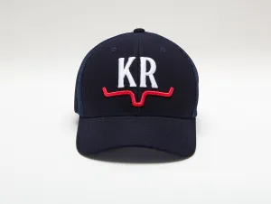 Kimes Ranch Unisex 110 Rise Above Trucker Blue Heather Poly Baseball Cap Hat