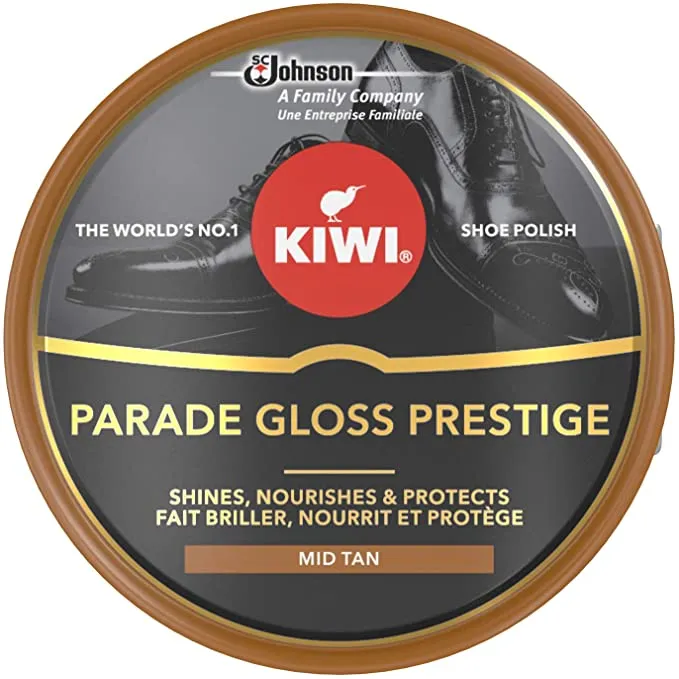 Kiwi Parade Gloss Prestige Shoe Polish - Mid Tan 50ml