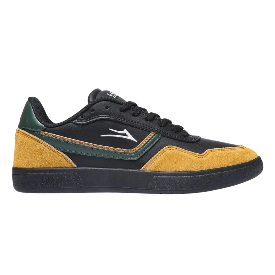 Lakai Terrace Skate Shoes - Black/Walnut Suede