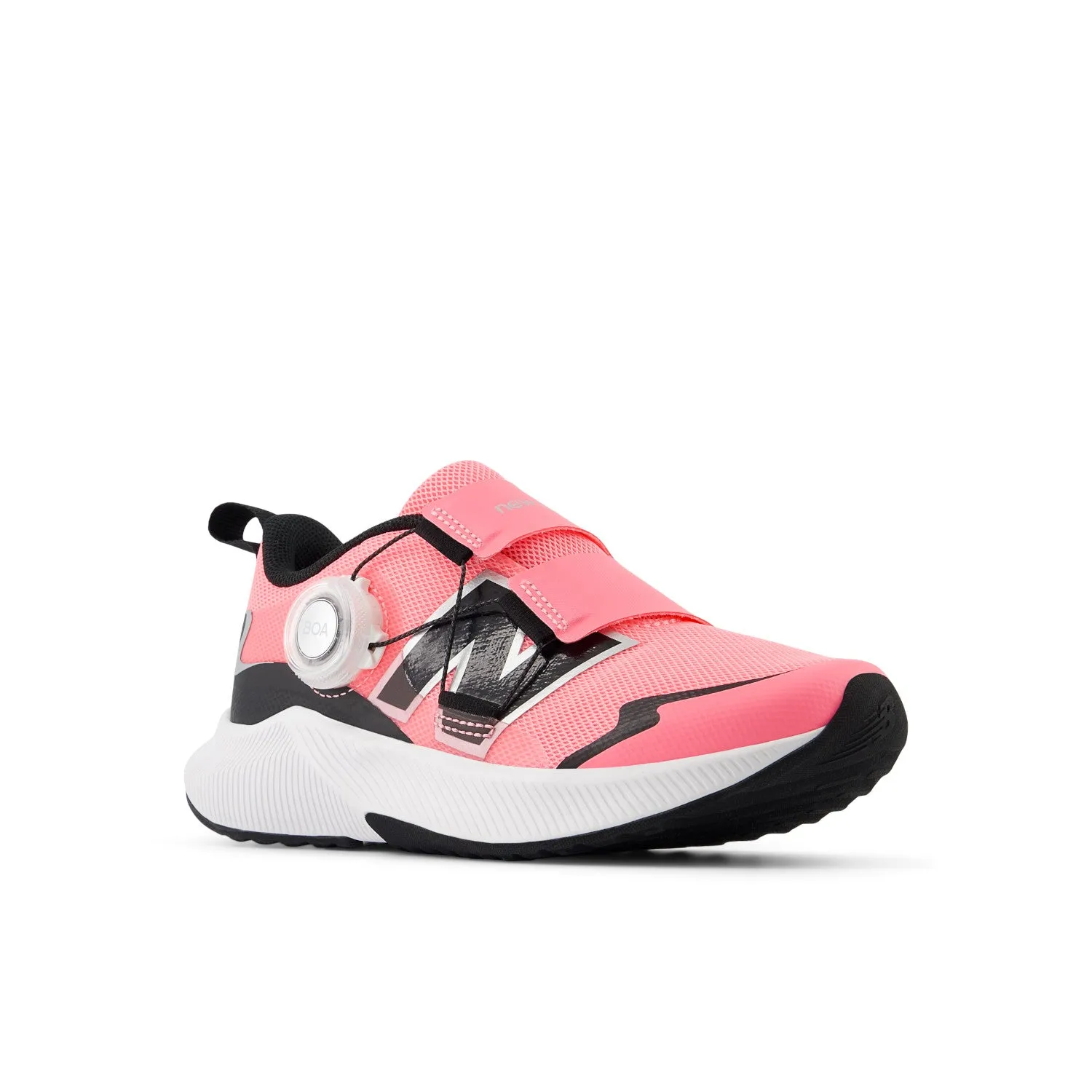 Little Kid's New Balance DynaSoft Reveal v4 BOA Color: Ultra Pink with Black