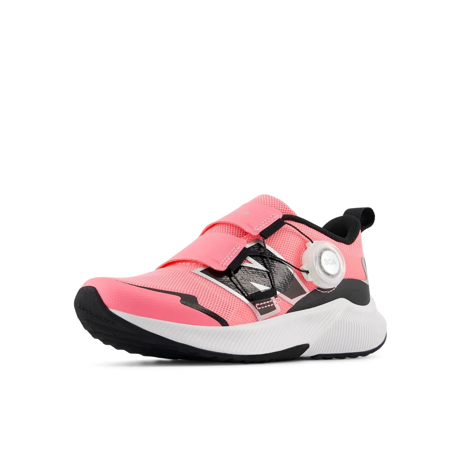 Little Kid's New Balance DynaSoft Reveal v4 BOA Color: Ultra Pink with Black