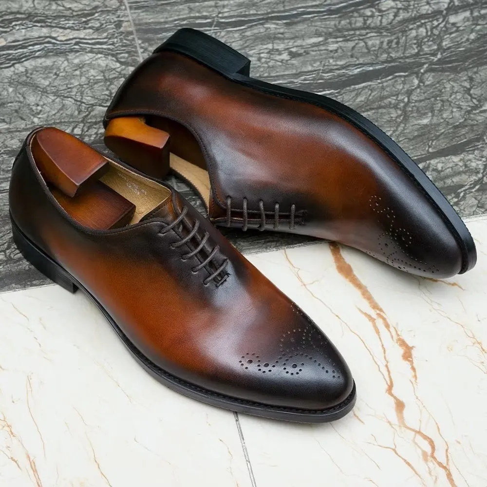 LuxeLace Exquisite Leather Formal Shoes