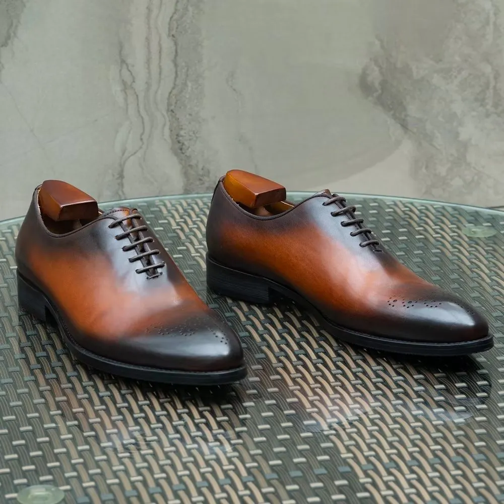 LuxeLace Exquisite Leather Formal Shoes