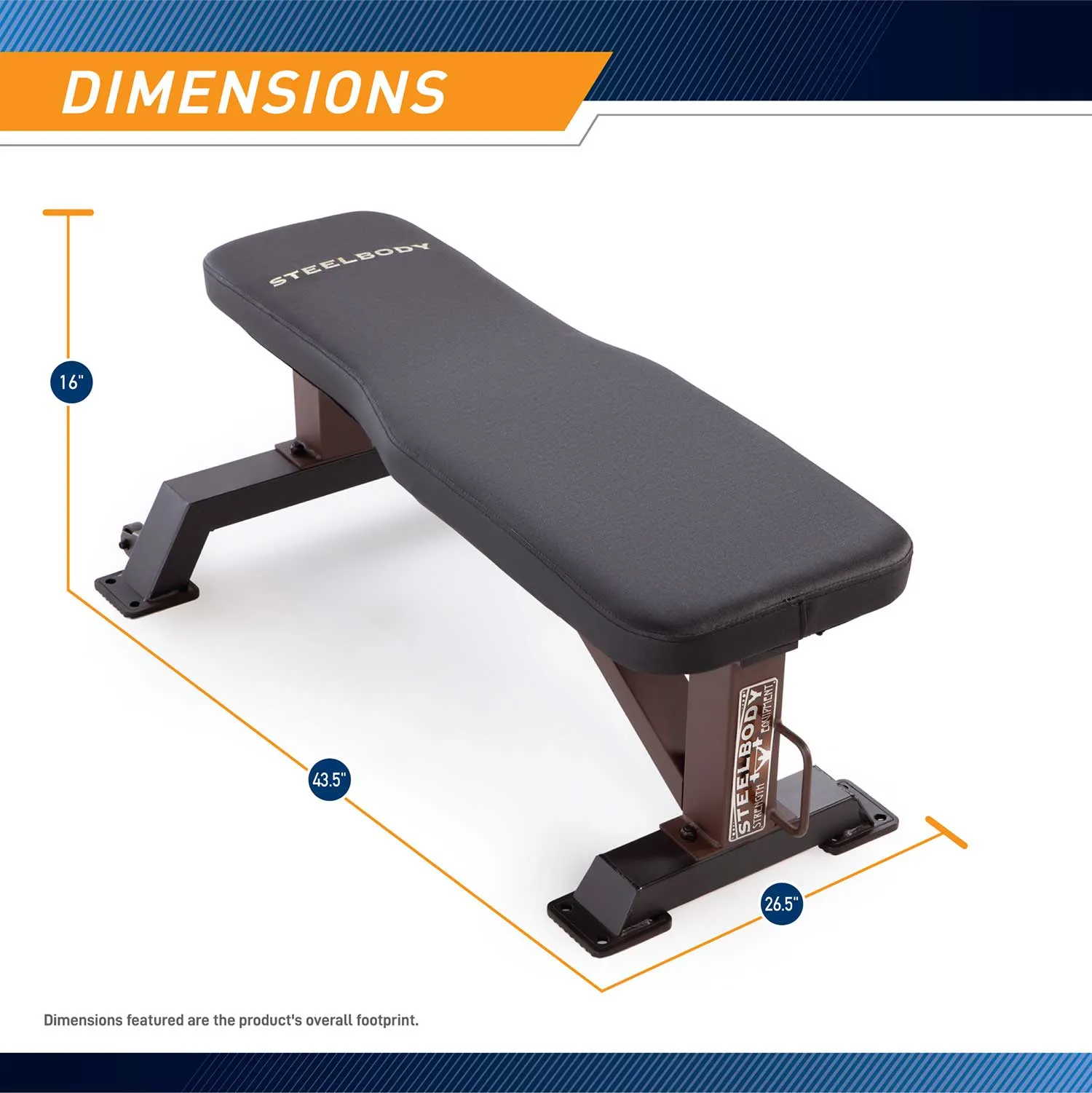 Marcy Steel Body Flat Bench | STB-10101